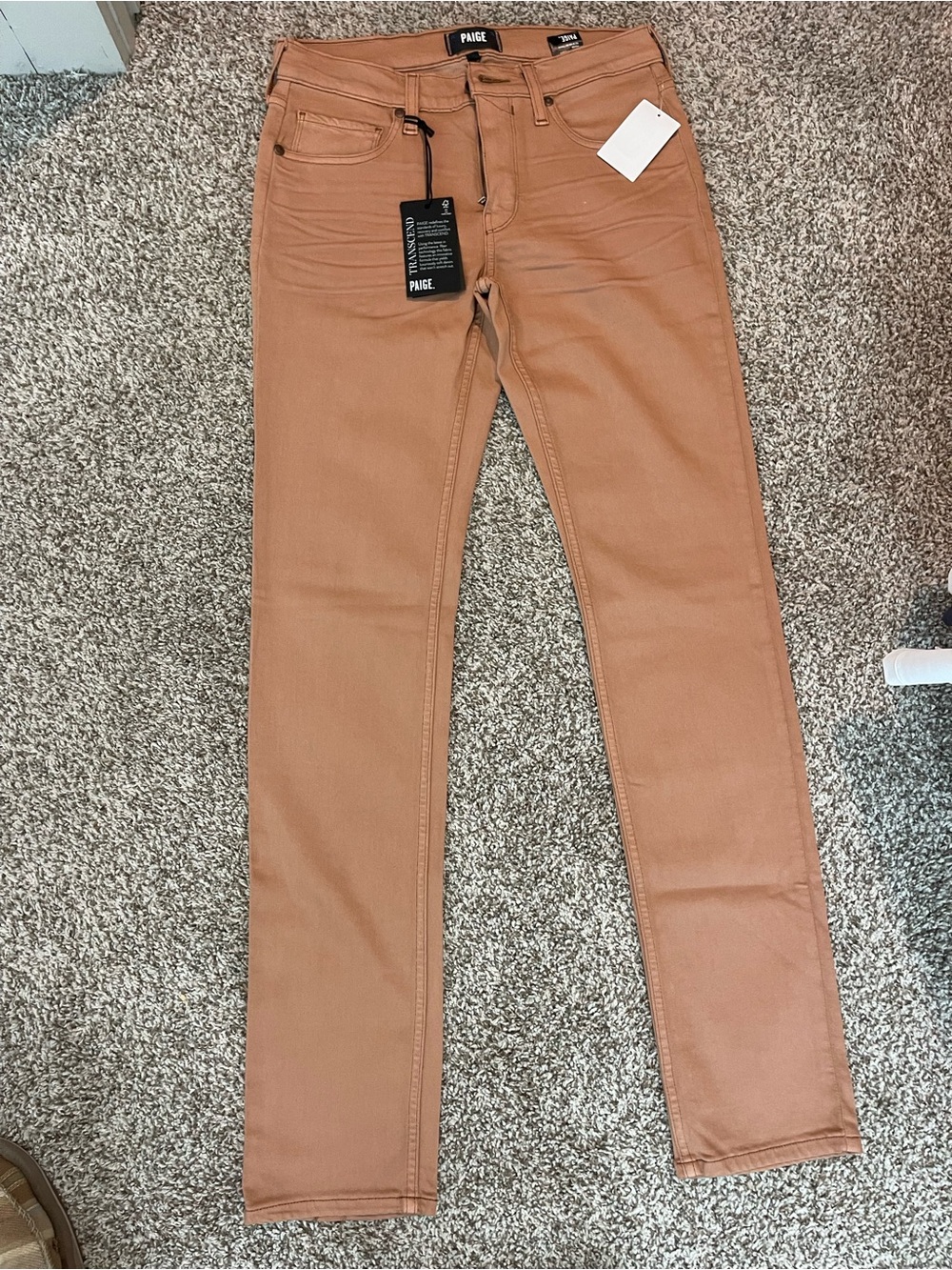 PAIGE Lennox Transcend Slim Redwood Dust 28